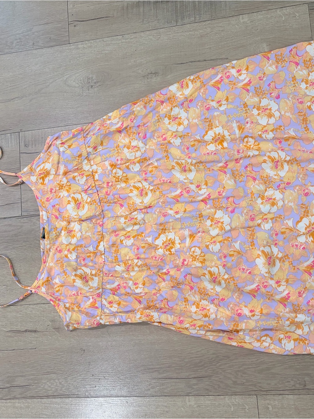wild fable Lavender and Peach Floral Sundress